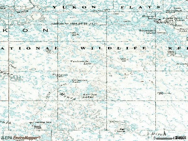 Zip code 99740 topographic map