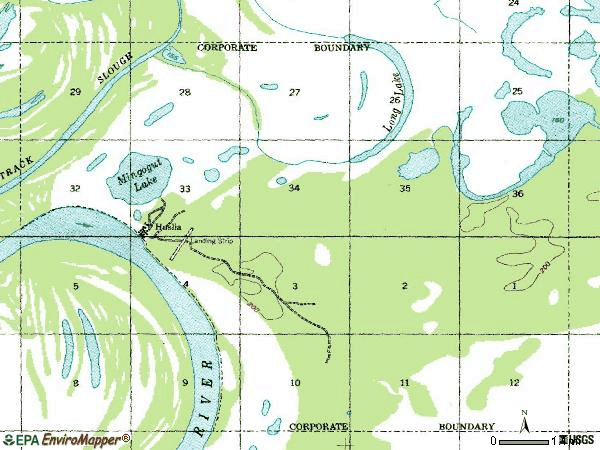 Zip code 99746 topographic map