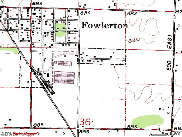 Zip code 46930 topographic map