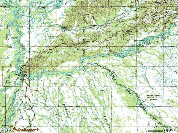 Zip code 99760 topographic map