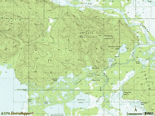 Zip code 99779 topographic map