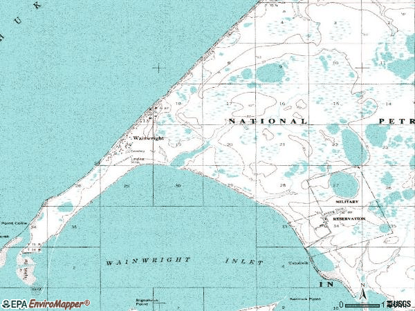Zip code 99782 topographic map