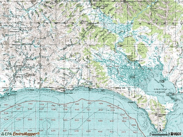 Zip code 99784 topographic map