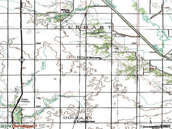 Zip code 50073 topographic map