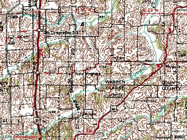 Zip code 50210 topographic map