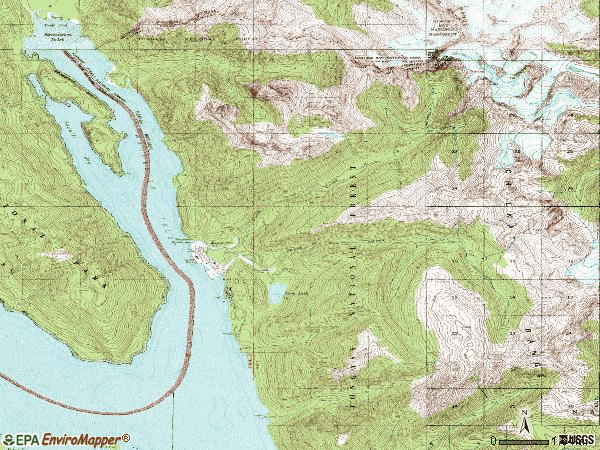 Zip code 99850 topographic map