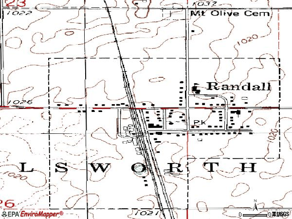 Zip code 50231 topographic map