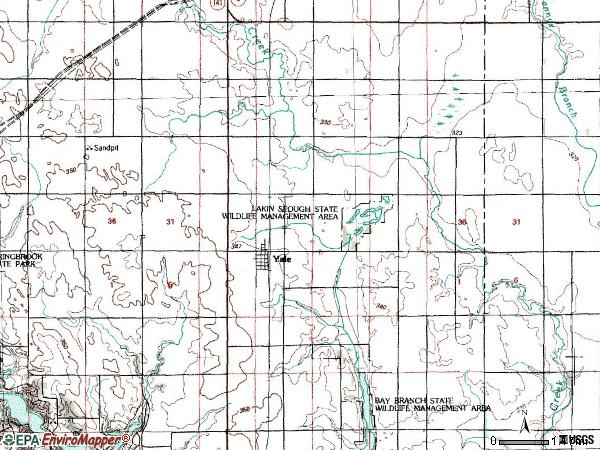 Zip code 50277 topographic map