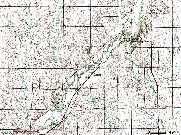 Zip code 51049 topographic map