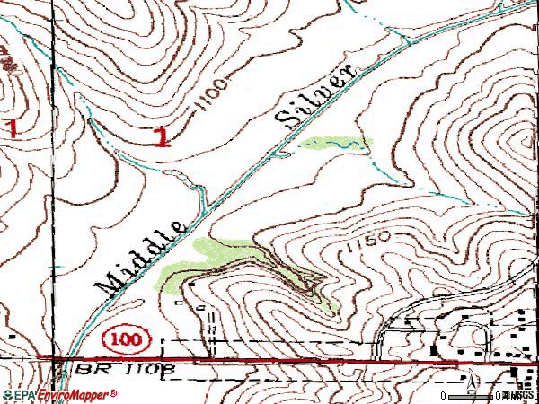 Zip code 51575 topographic map