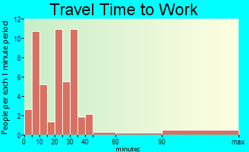 Bloomingdale travel time to work