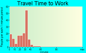 Coleman travel time to work