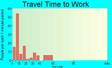Lewiston travel time to work