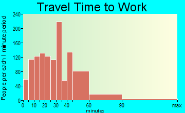 New Baltimore travel time to work