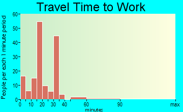 Wellton travel time to work - commute