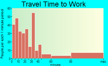 Annandale travel time to work - commute