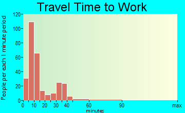 Williams travel time to work