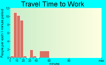 Bingham Lake travel time to work