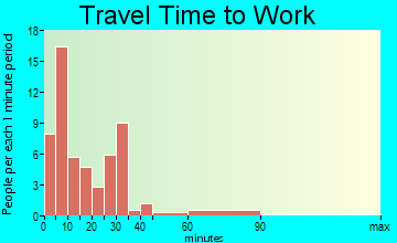 Blackduck travel time to work - commute