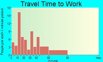 Henderson travel time to work