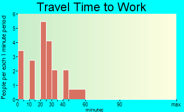 Bassett travel time to work