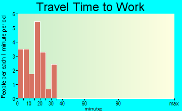 Nelson travel time to work
