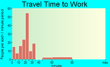Nicollet travel time to work