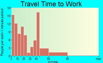 Wanamingo travel time to work - commute
