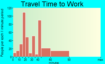 Zimmerman travel time to work