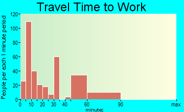 Carthage travel time to work - commute