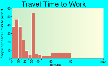 Decatur travel time to work - commute