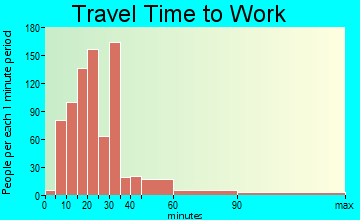 Flowood travel time to work