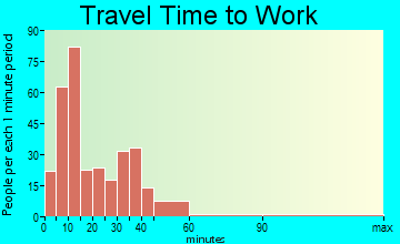 Fulton travel time to work - commute