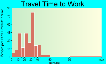 Lynchburg travel time to work