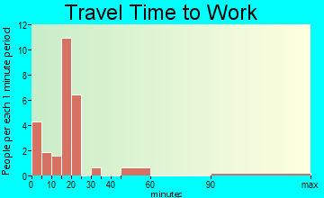 Pace travel time to work
