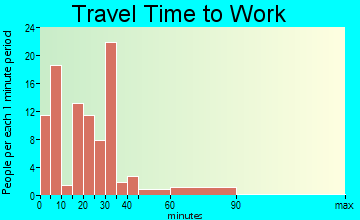 Raleigh travel time to work - commute