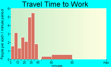 Sumner travel time to work - commute