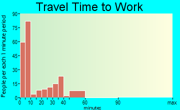 Danville travel time to work - commute