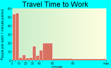 Buffalo travel time to work - commute