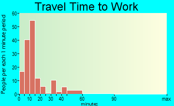 Diaz commuting: travel time to work