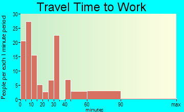 Gallatin travel time to work