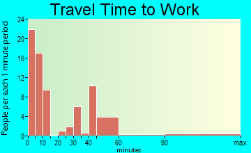 Grant City travel time to work - commute