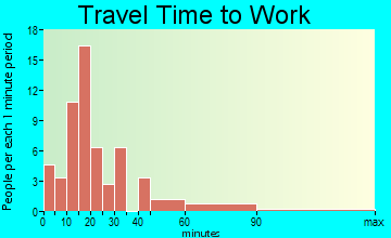 Holcomb travel time to work - commute