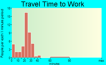Hopkins travel time to work
