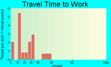 Tallapoosa travel time to work