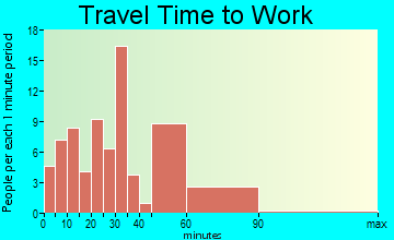 Wellington travel time to work