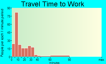Willow Springs travel time to work - commute
