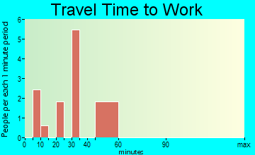 Wilson City travel time to work