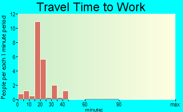 Carroll travel time to work