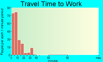 Geneva travel time to work - commute